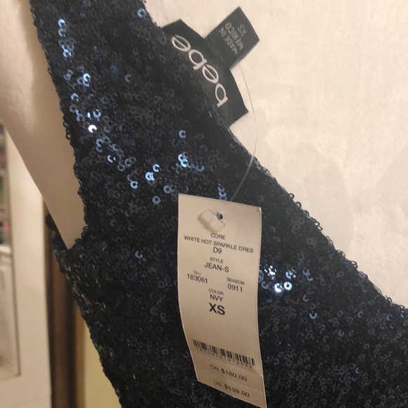 Navy hot sparkle dress - Picture 5 of 5